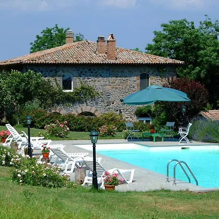 Apartamento Indipendente Con Giardino E Terrazza Panoramica Privati, In Casale Con Piscina Sovrastante Il Di Bolsena Torre San Severo