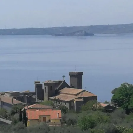 Indipendente Con Giardino E Terrazza Panoramica Privati, In Casale Con Piscina Sovrastante Il Di Bolsena Apartamento Torre San Severo