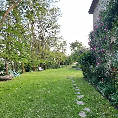 Indipendente Con Giardino E Terrazza Panoramica Privati, In Casale Con Piscina Sovrastante Il Di Bolsena Apartamento *
